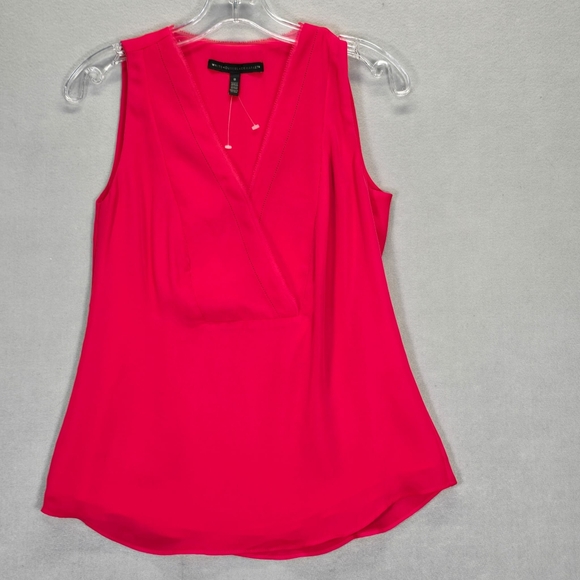 White House Black Market Tops - White House Black Market Sleeveless Pink Blouse Size-0